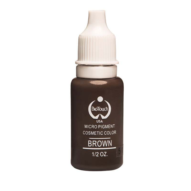 biotouch brown pigment για microblading και permanent makeup φρυδιών