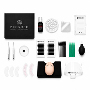 Κιτ Βλεφαρίδων Classic One by One, περιλαμβάνει lashes, κόλλα, λαβίδες και όλα τα απαραίτητα αναλώσιμα για σωστή και επαγγελματική εφαρμογή βλεφαρίδων.