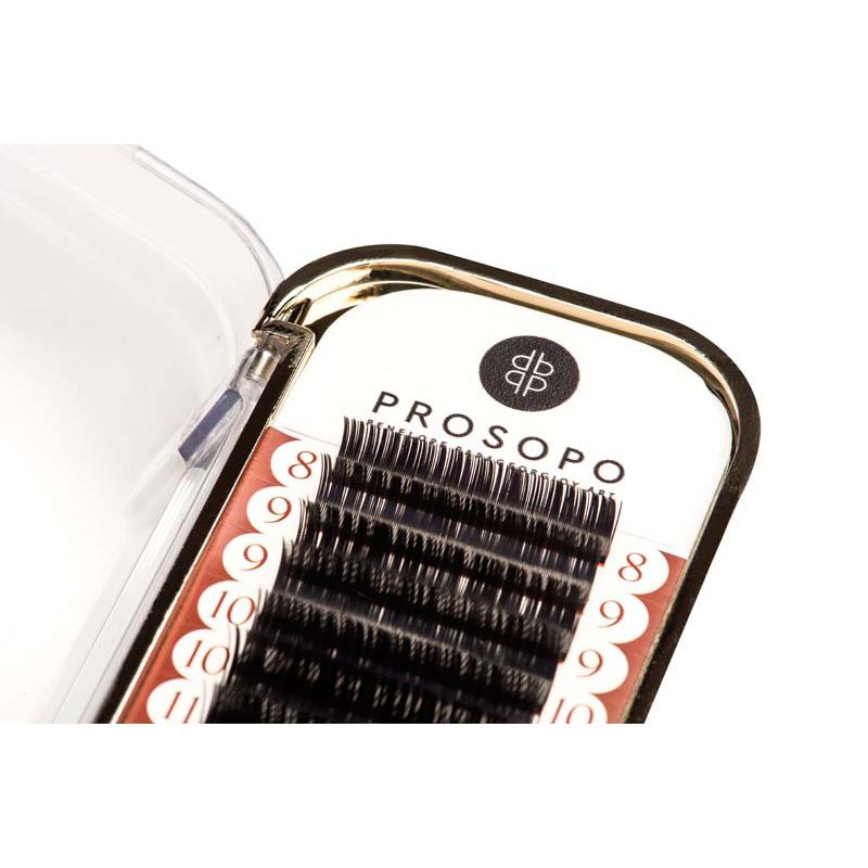 Luxury lashes mix extensions από φυσικό μετάξι για one by one και hybrid lashes