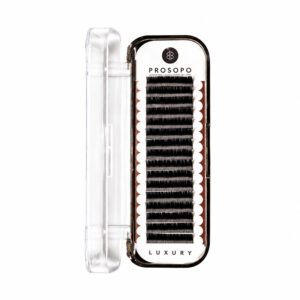 Luxury Lashes Extensions με επίπεδη flat βάση των που αυξάνει σημαντικά την επιφάνεια συγκόλλησης και βοηθά στην τοποθέτηση.