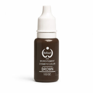 Biotouch Brown είναι μια πλούσια καφέ απόχρωση pigment φρυδιών για microblading, powder brows και pmu.