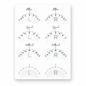 eyelash mapping patches για lash extensions PROSOPO