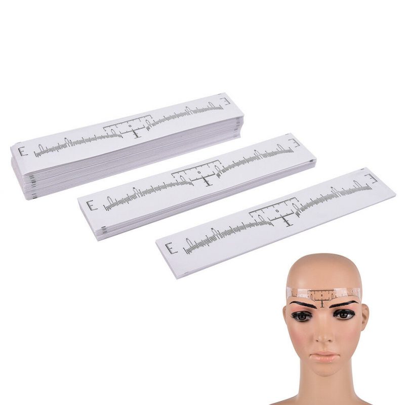 αυτοκόλλητος χάρακας φρυδιών brow mapping
