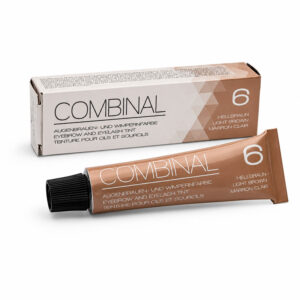 βαφή φρυδιών και βλεφαρίδων combinal light brown