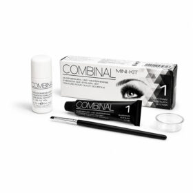 βαφή φρυδιών και βλεφαρίδων combinal black set