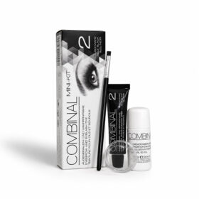 βαφή φρυδιών και βλεφαρίδων combinal blue black set