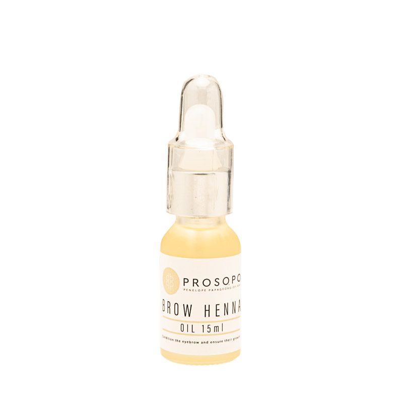 henna oil prosopo για θρέψη και ενίσχυση φρυδιών