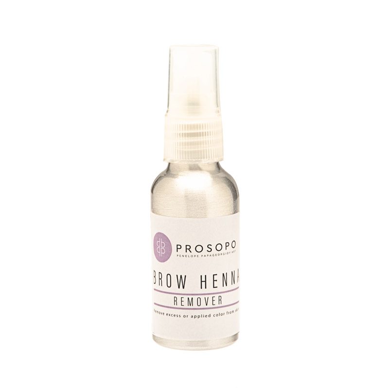 henna remover prosopo για διόρθωση και αφαίρεση henna φρυδιών