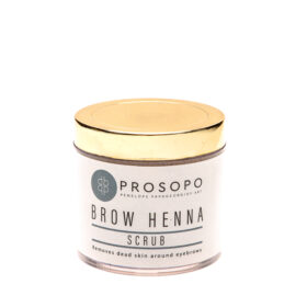Brow Scrub PROSOPO, απολεπιστικό φρυδιών για την προετοιμασία για henna brows και βαφής φρυδιών.