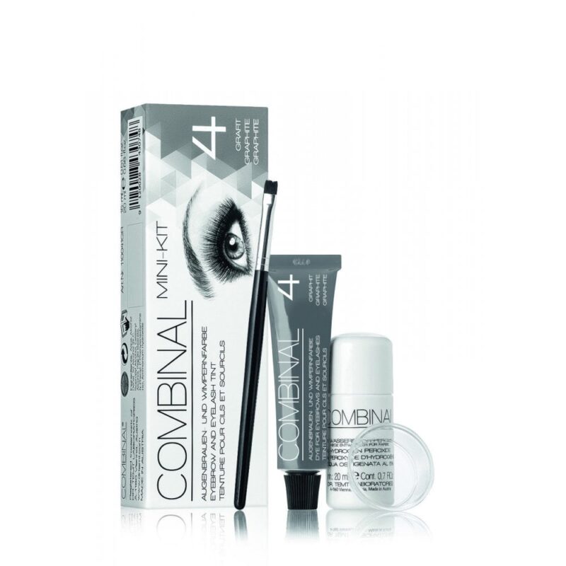 βαφή φρυδιών και βλεφαρίδων combinal grey set