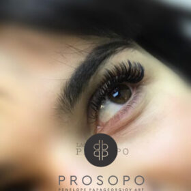 βλεφαρίδες extensions Χαλάνδρι super volume αποτέλεσμα