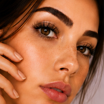Classic Eyelash Extensions με φυσικό αποτέλεσμα στο P-Prosopo στο Χαλάνδρι.