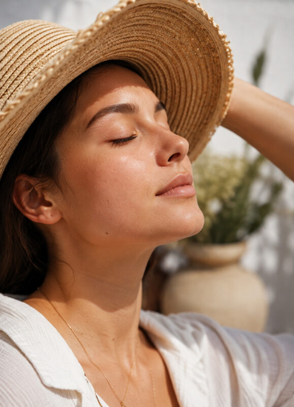 Φρύδια μετά το καλοκαίρι πριν από εφαρμογή Microblading στο Χαλάνδρι